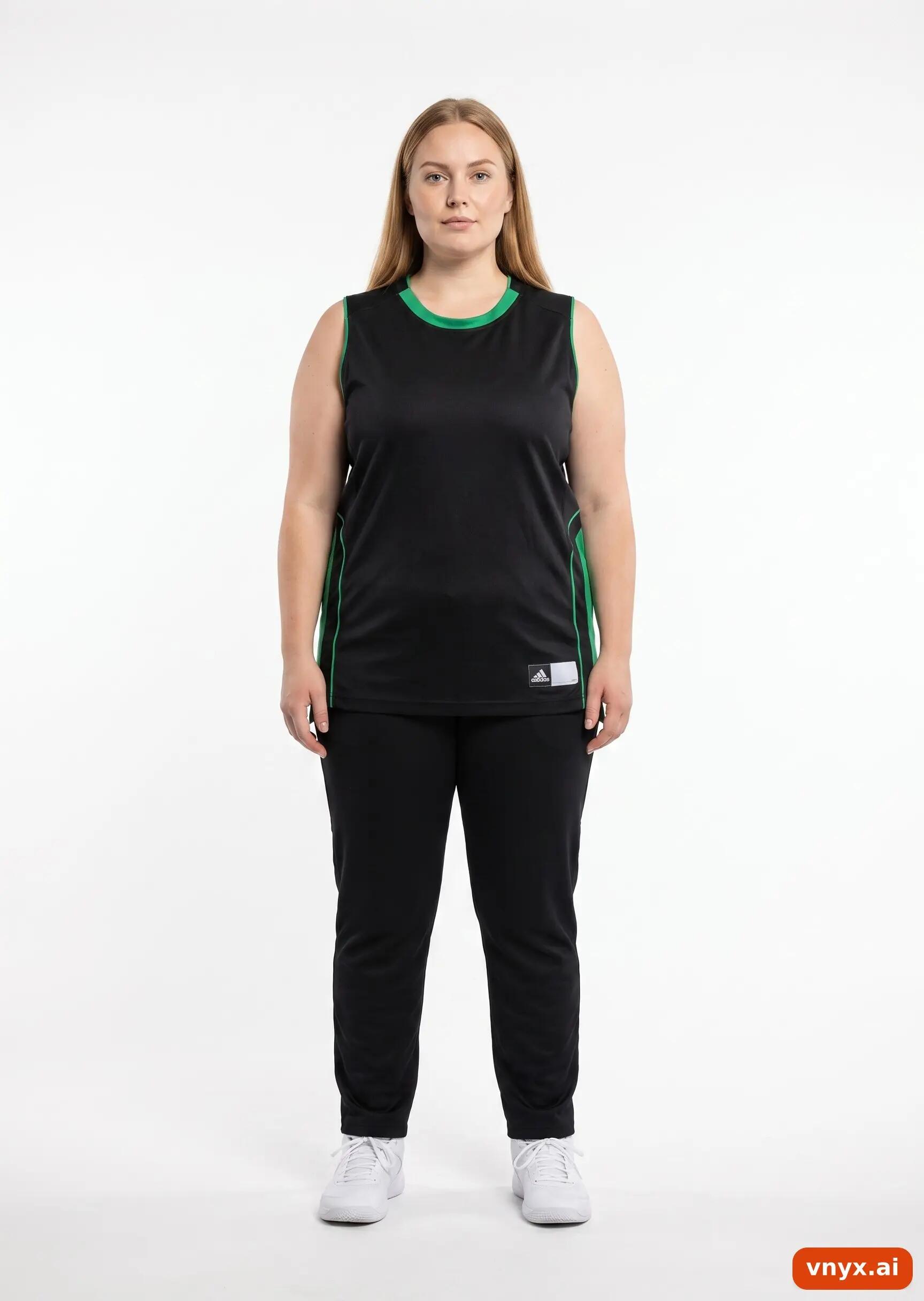 Second Life - Vintage adidas Black & Green Trim Jersey Women XL 3/5