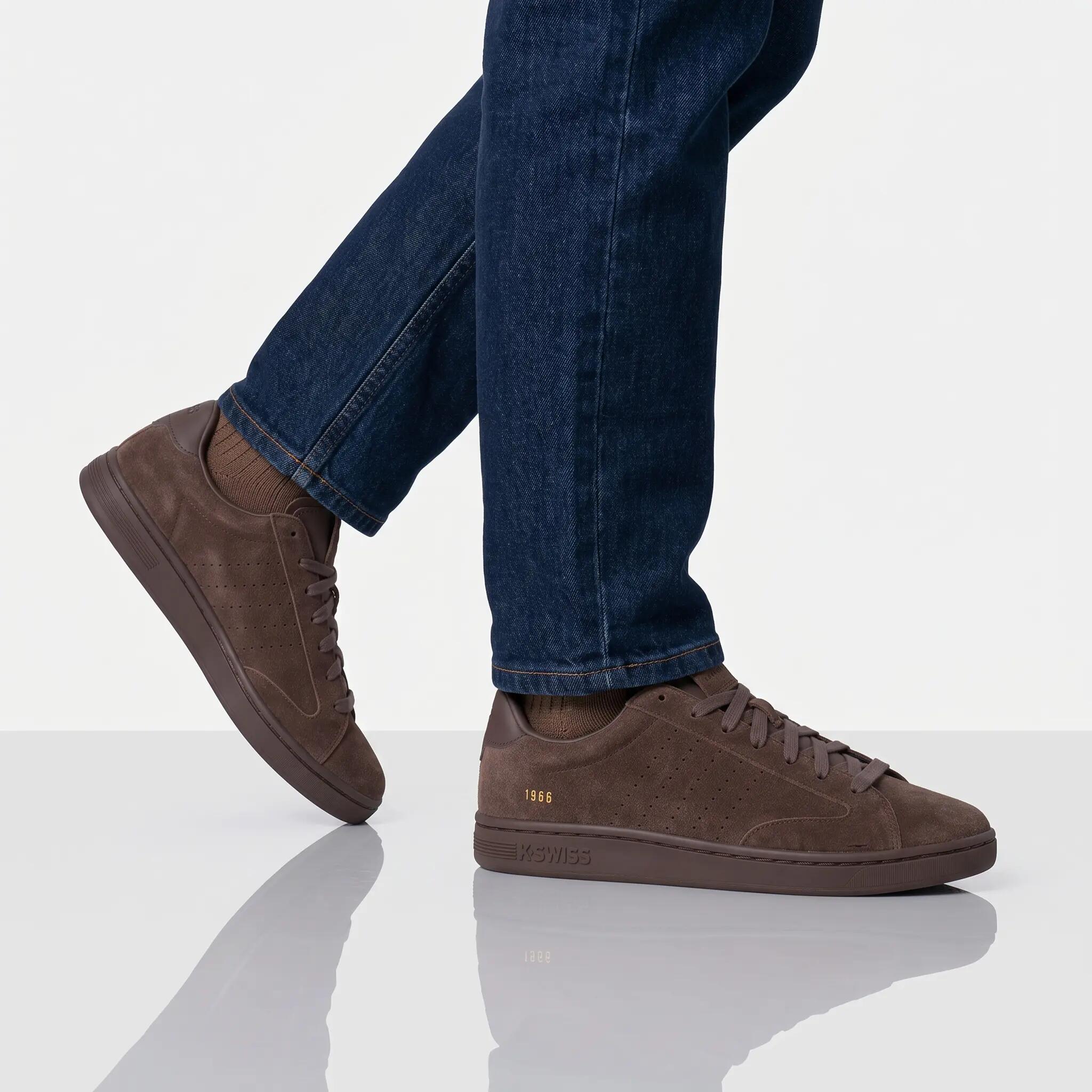Pánske - K-Swiss Lozan Klub - 07262-249-M - Hnedá 5/6
