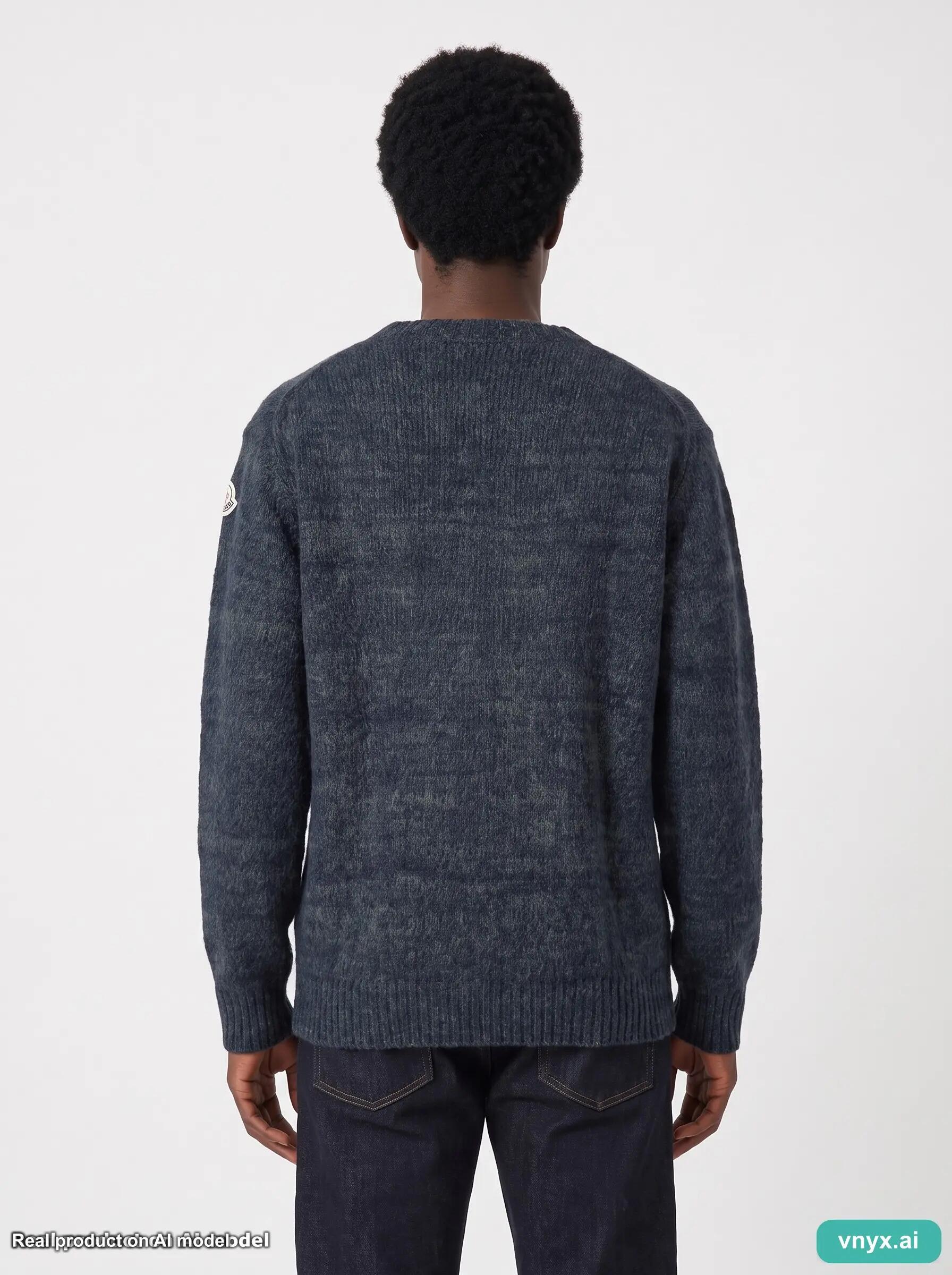 Second Life - Moncler Dark Blue Sweater Men XL 2/5