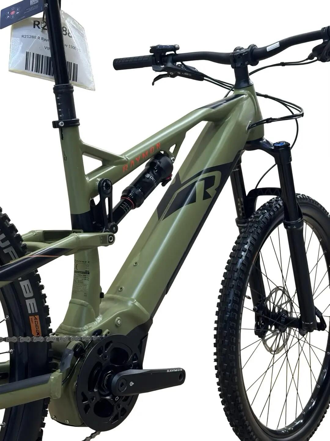 Segunda Vida - Bicicleta E-montaña Raymon FullRay 150E 9.0 SX - Como nuevo 10/13