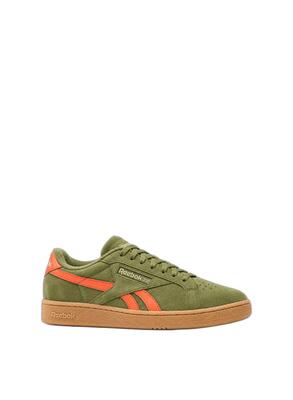 Unisex sneakers - sportief, club c grounds uk - suède, olijfgroen