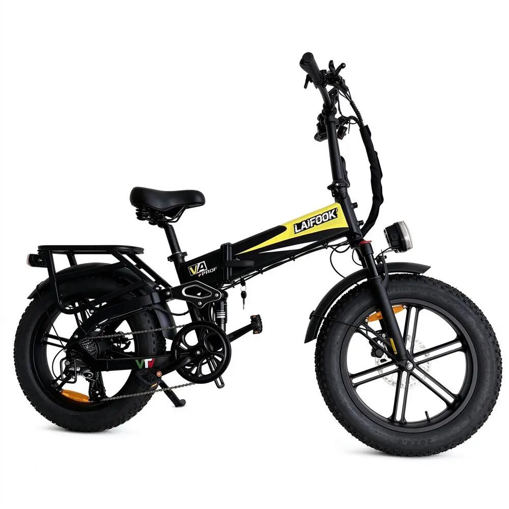 Elektrický bicykel LAIFOOK V2 Pro, motor 500W, 48V 20Ah, 8 rýchlostí, skladací 4/10