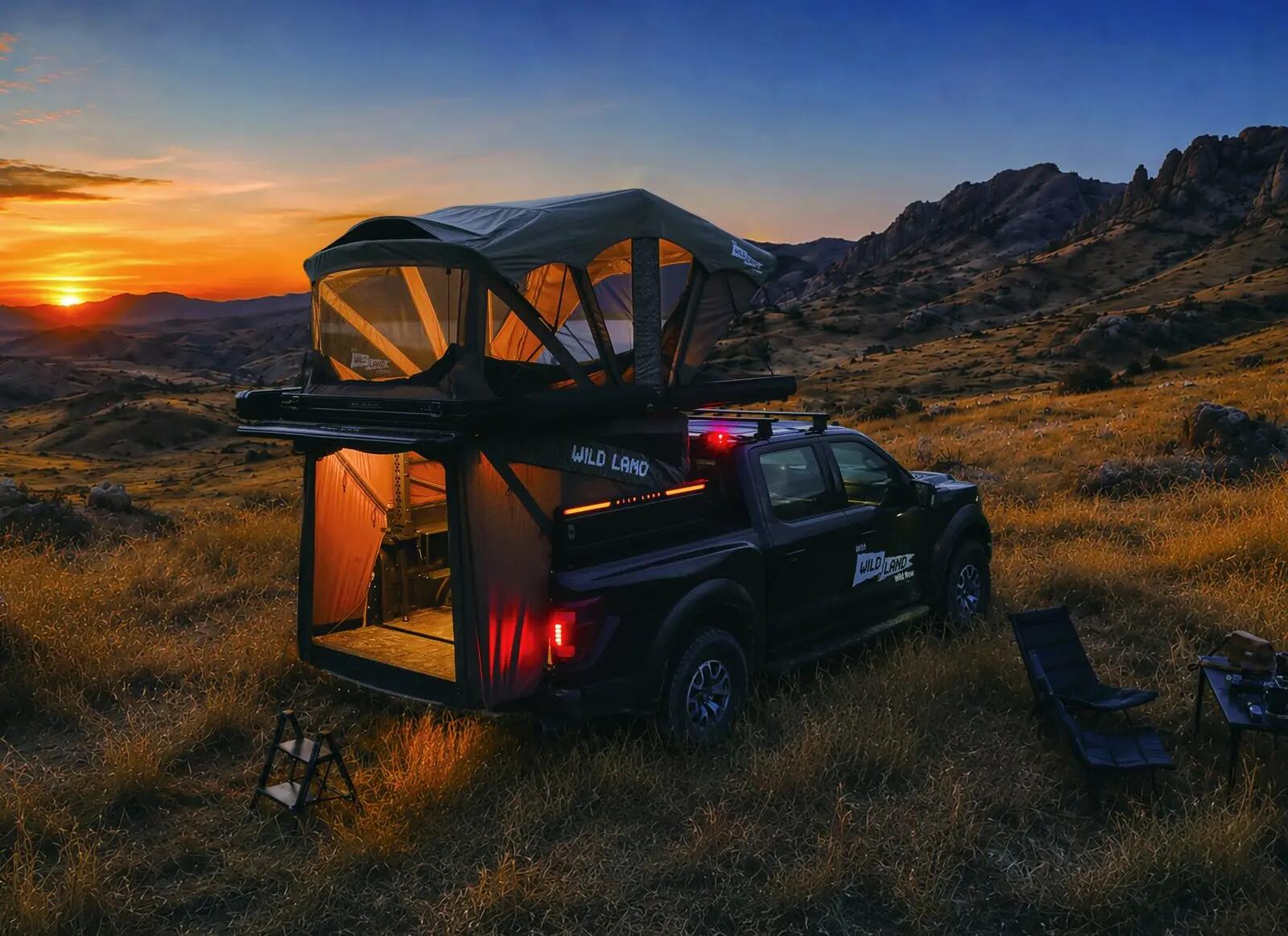 Campingopstelling voor pick-up - WILDLAND TRUNK S 2/8