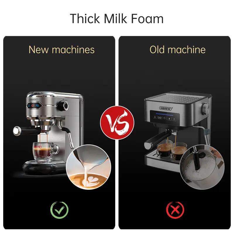 HiBREW H11 Polosautomický espresso kávovar 19 barov s parnou dýzou s 3 otvormi 4/6