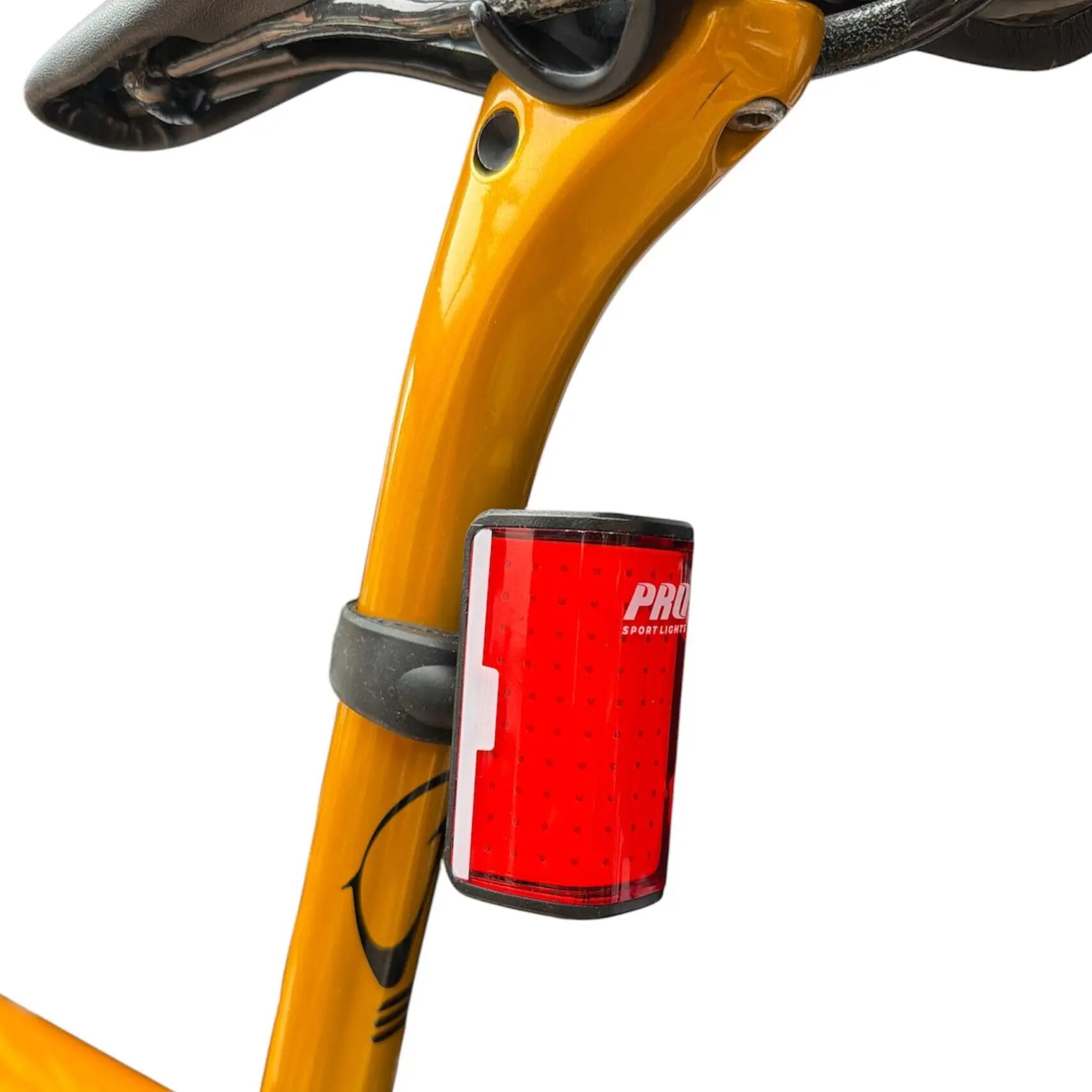 Set di luci per bicicletta luce anteriore e posteriore LED 1800 e 250 lumen 5/15