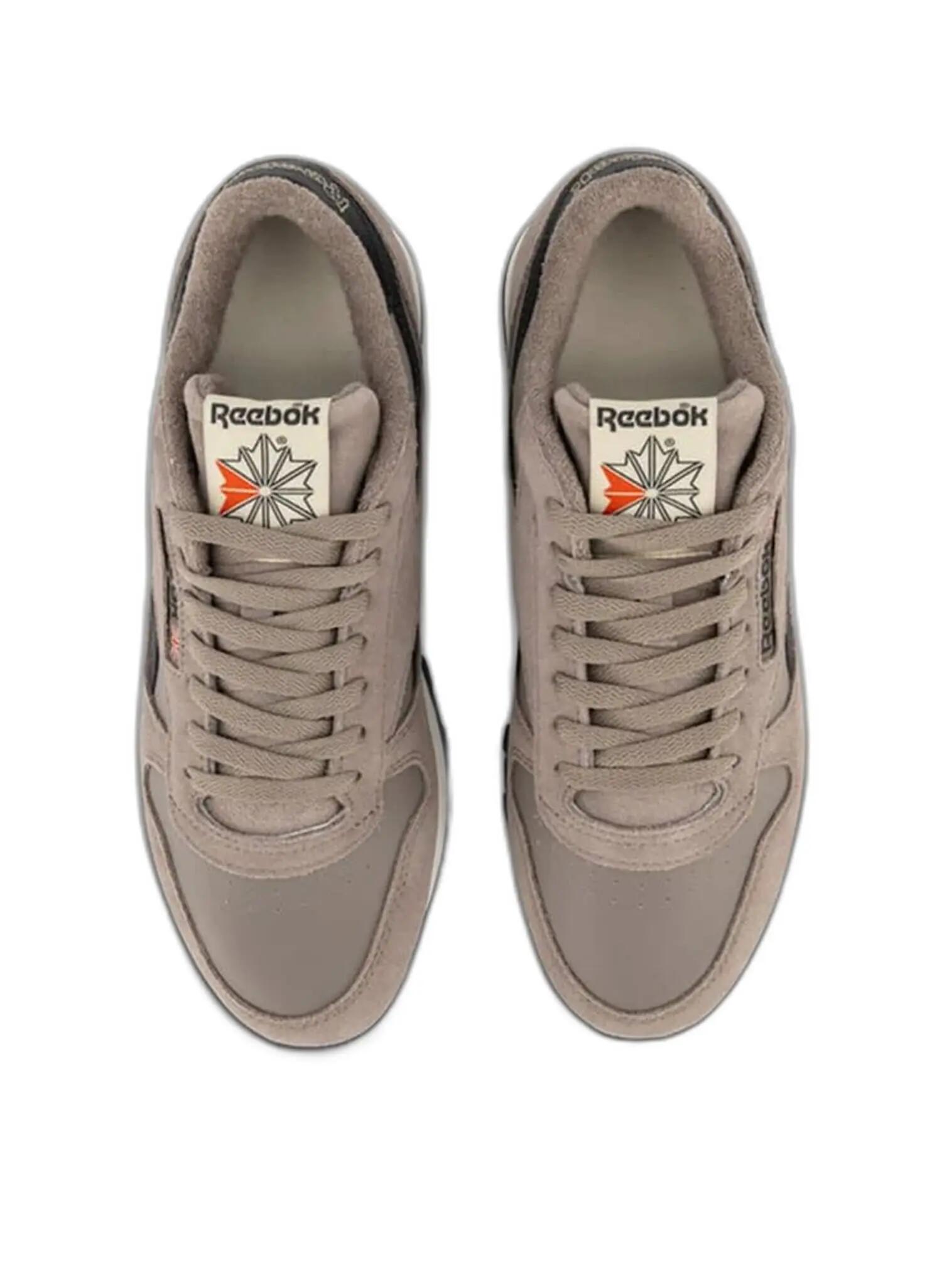 REEBOK Classic Leather pánske tenisky semišový zvršok, tmavosivé 4/4