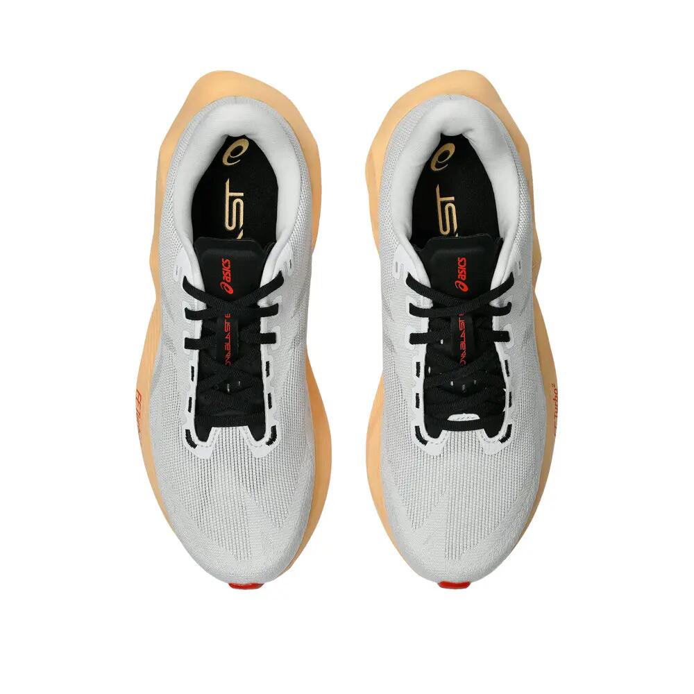 Zapatillas de running ASICS Novablast 6 Blanc/Orange 6/7