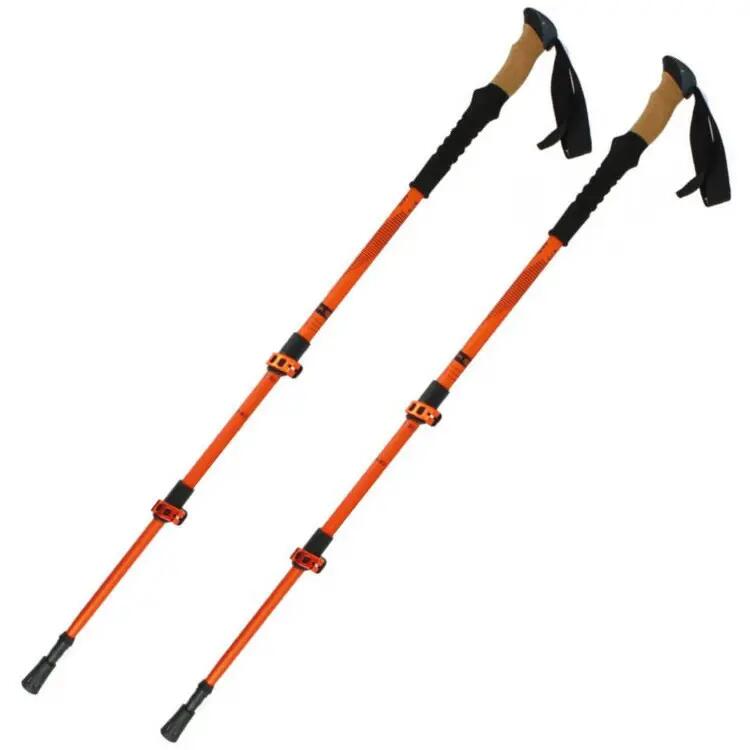 Senderismo E Trail Running Unissex - ÉLÉMENTERRE  2 Stick Apagado - Orange 2/2