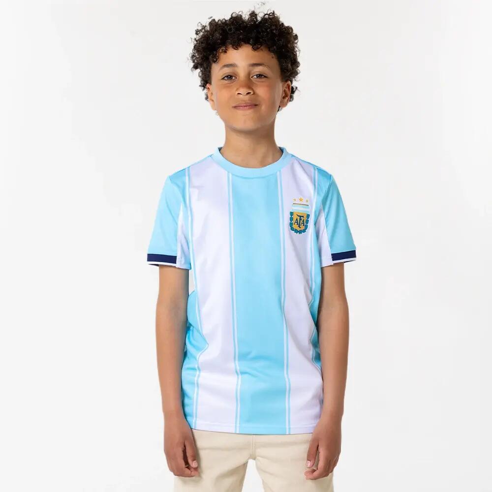 Messi Argentina Home Shirt Kids 2/7