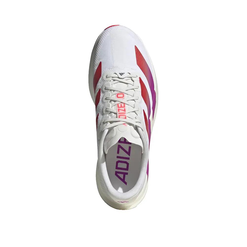 Scarpe da corsa adidas Adizero Evo SL Woven Bianche 5/8