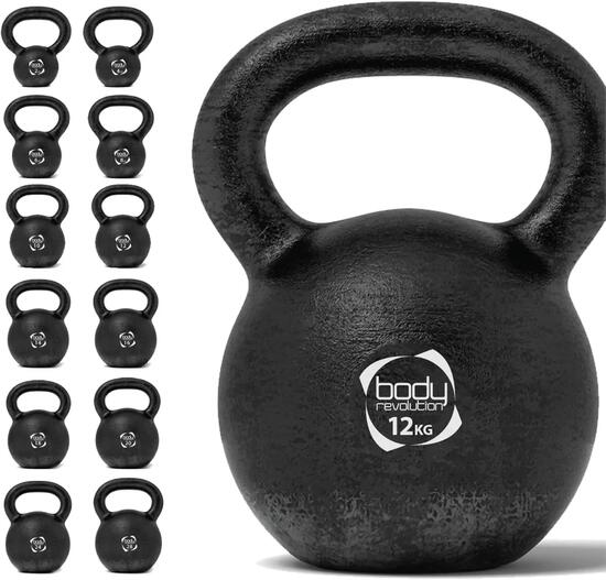 Kettlebells en fonte Body Revolution 12 kg