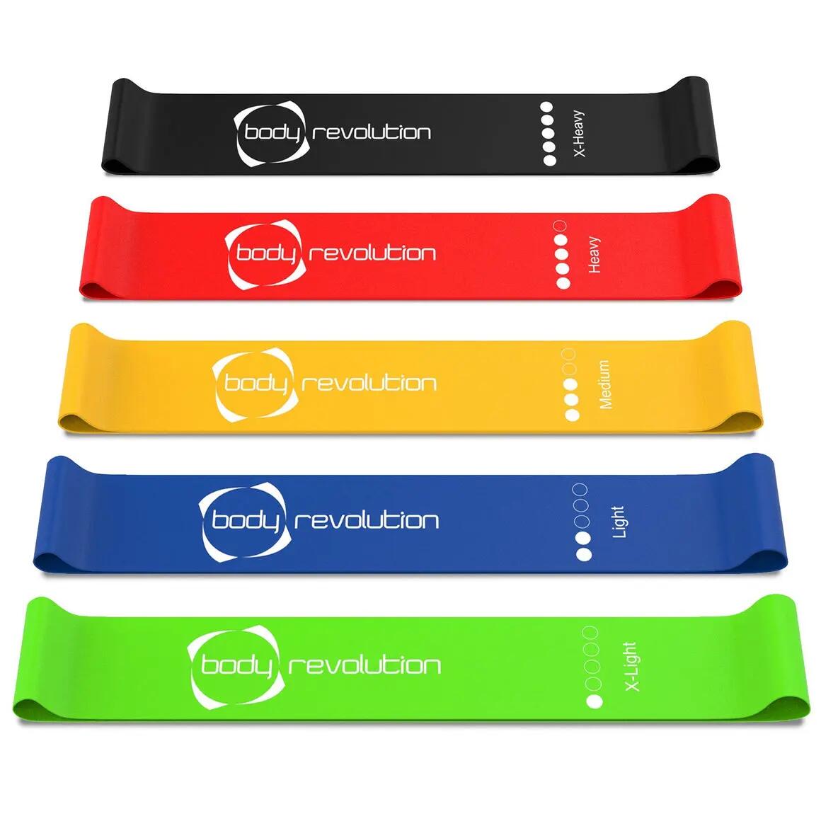 Conjunto completo de faixas de resistência e bolsa. 2/7