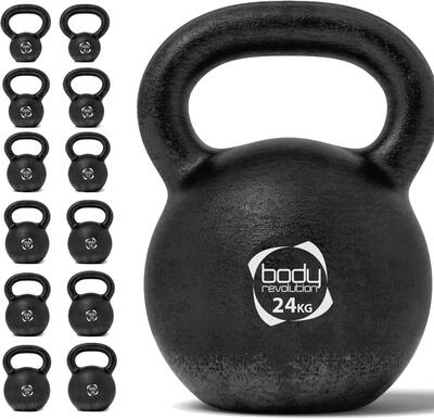 Body revolution gietijzeren kettlebells 24kg