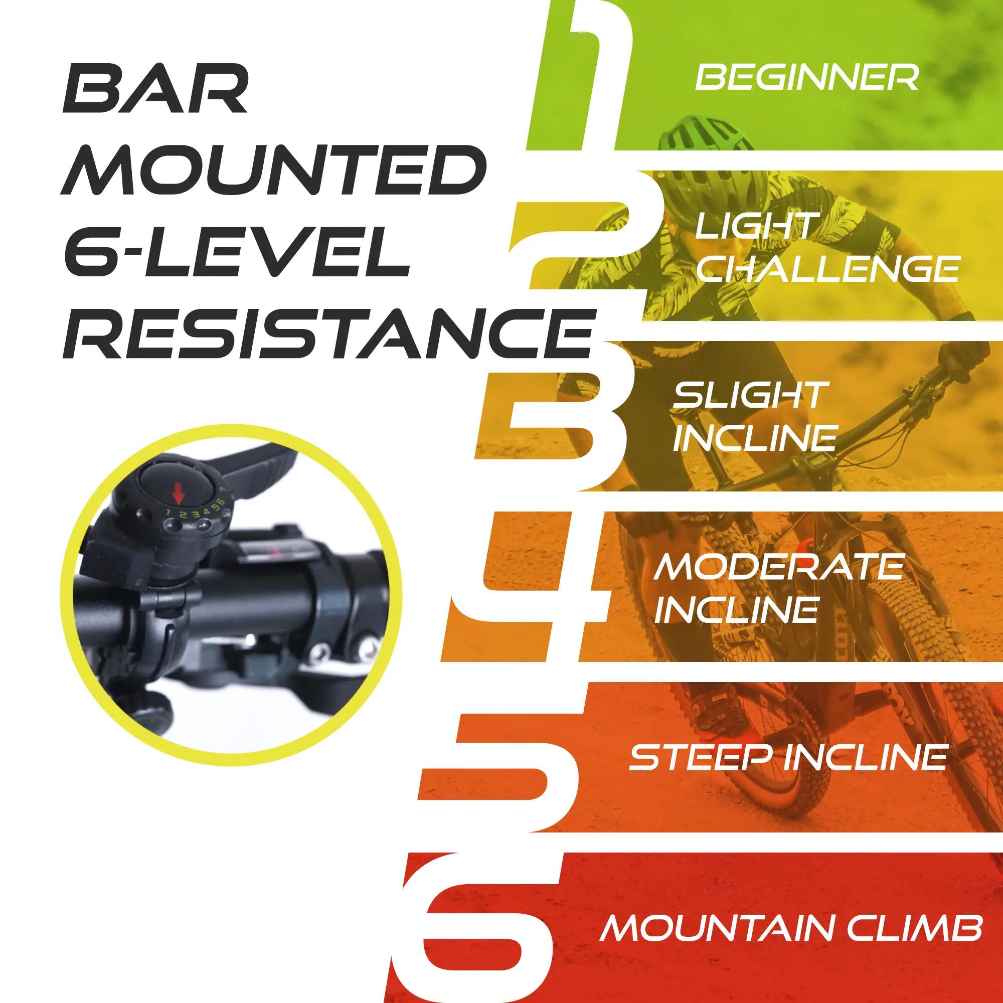 Body Revolution Support d'Entraînement Magnétique pour Vélo - Blanc 5/6