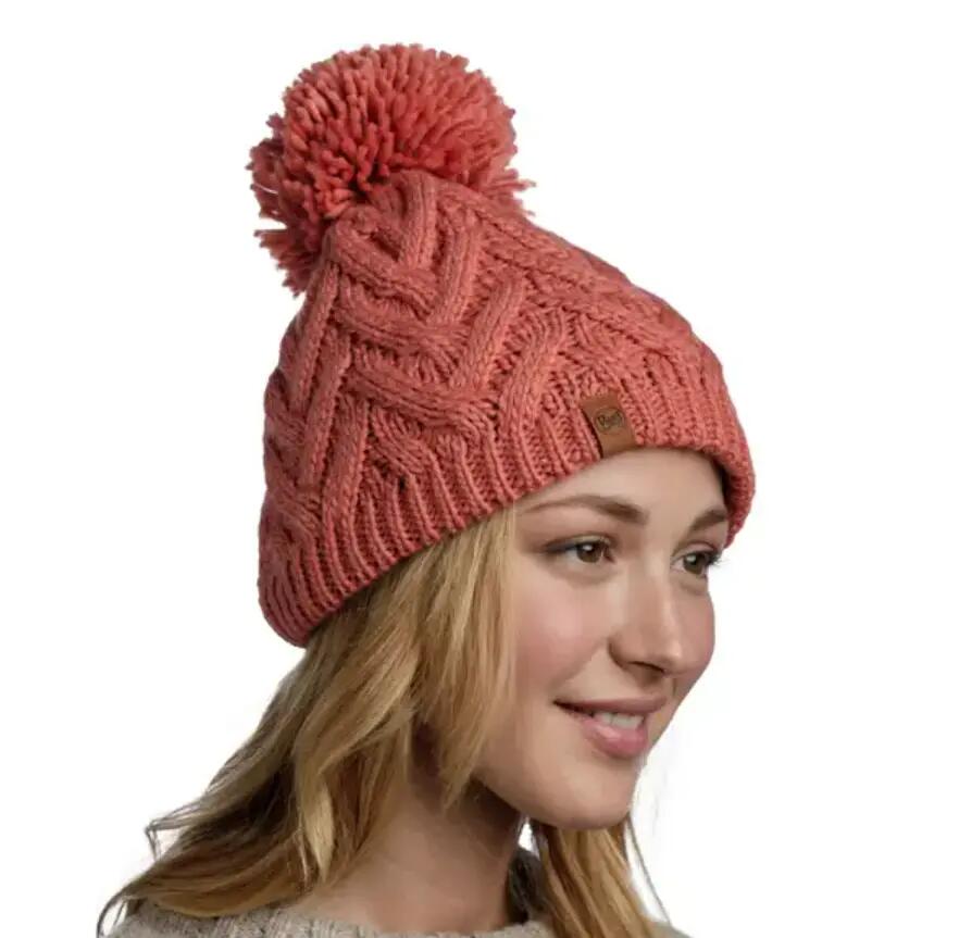 Gebreide en fleece muts voor dames Buff Caryn 2/6