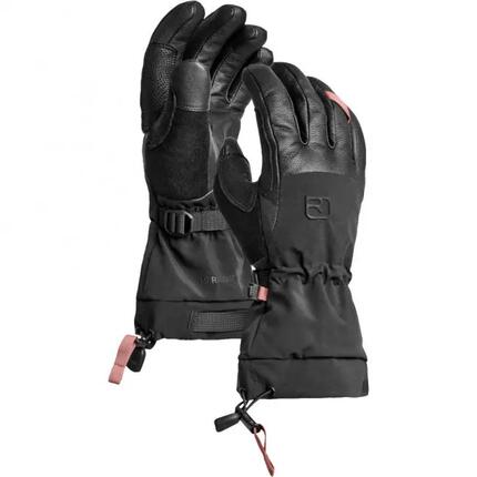 Damen - Ski - Fäustlinge - Merino - Schwarz