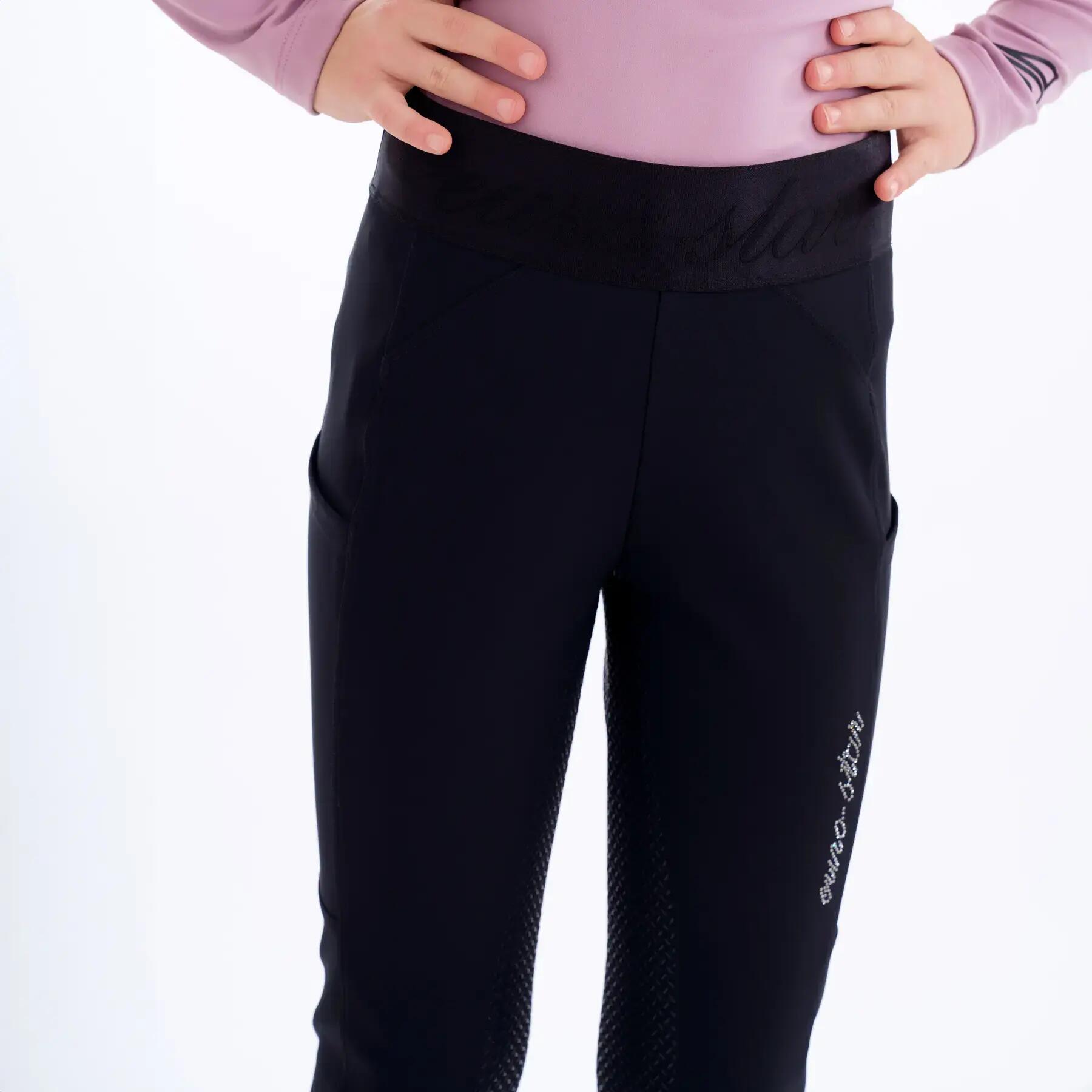Dziecięce legginsy jeździeckie z pełną przyczepnością Euro-Star Impress 5/7