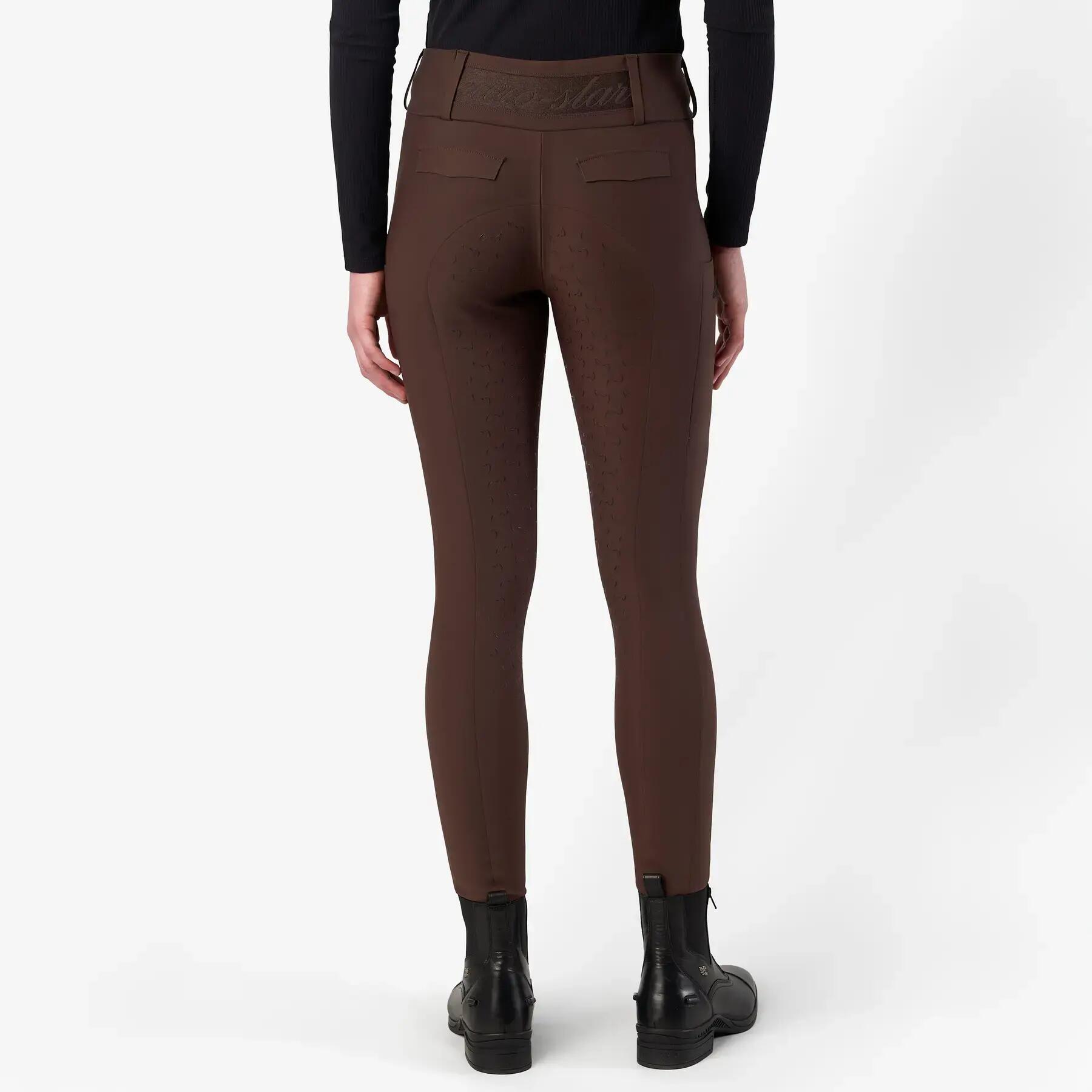 Damskie legginsy jeździeckie z pełną przyczepnością Euro-Star Enforce 5/7