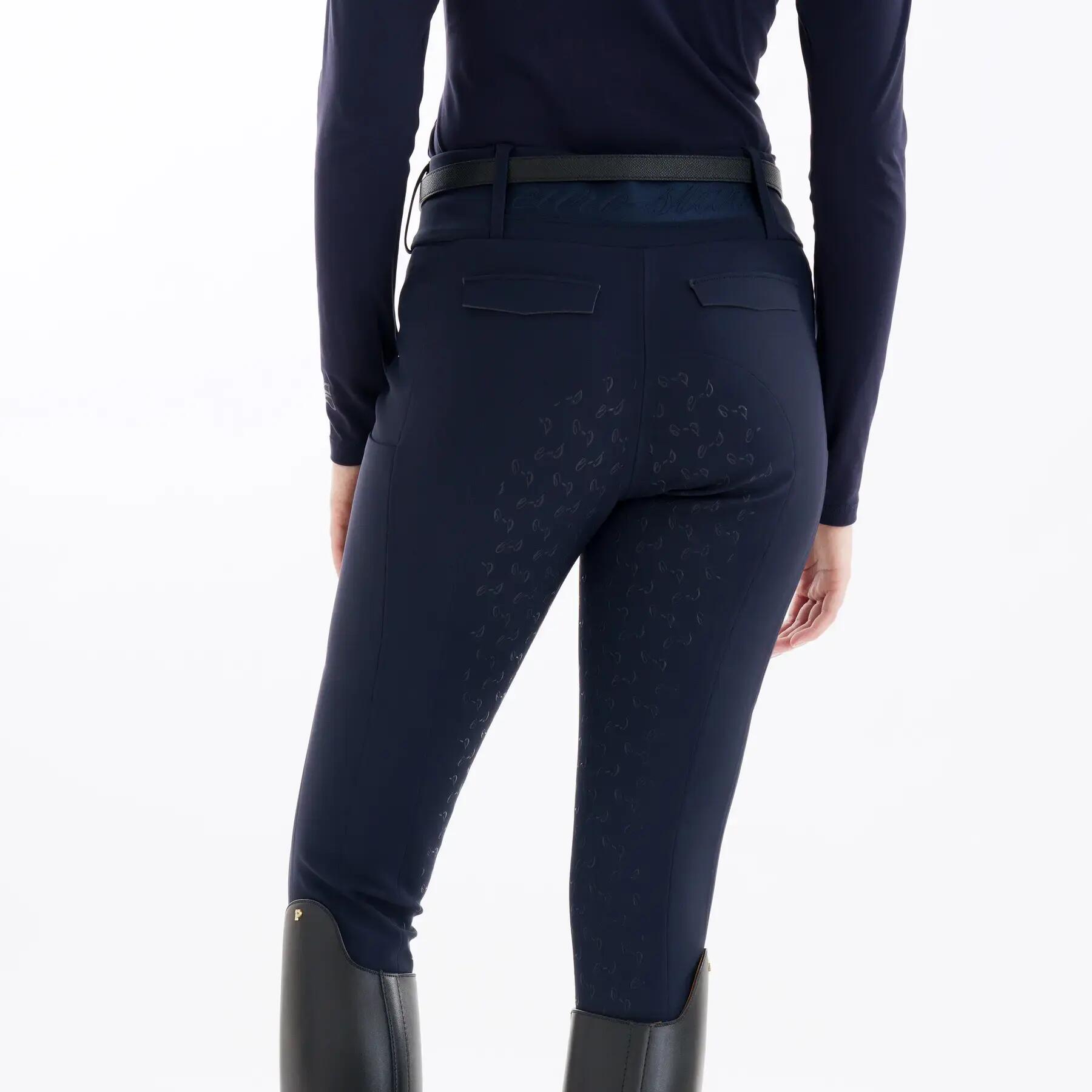 Damskie legginsy jeździeckie z pełną przyczepnością Euro-Star Enforce 3/4