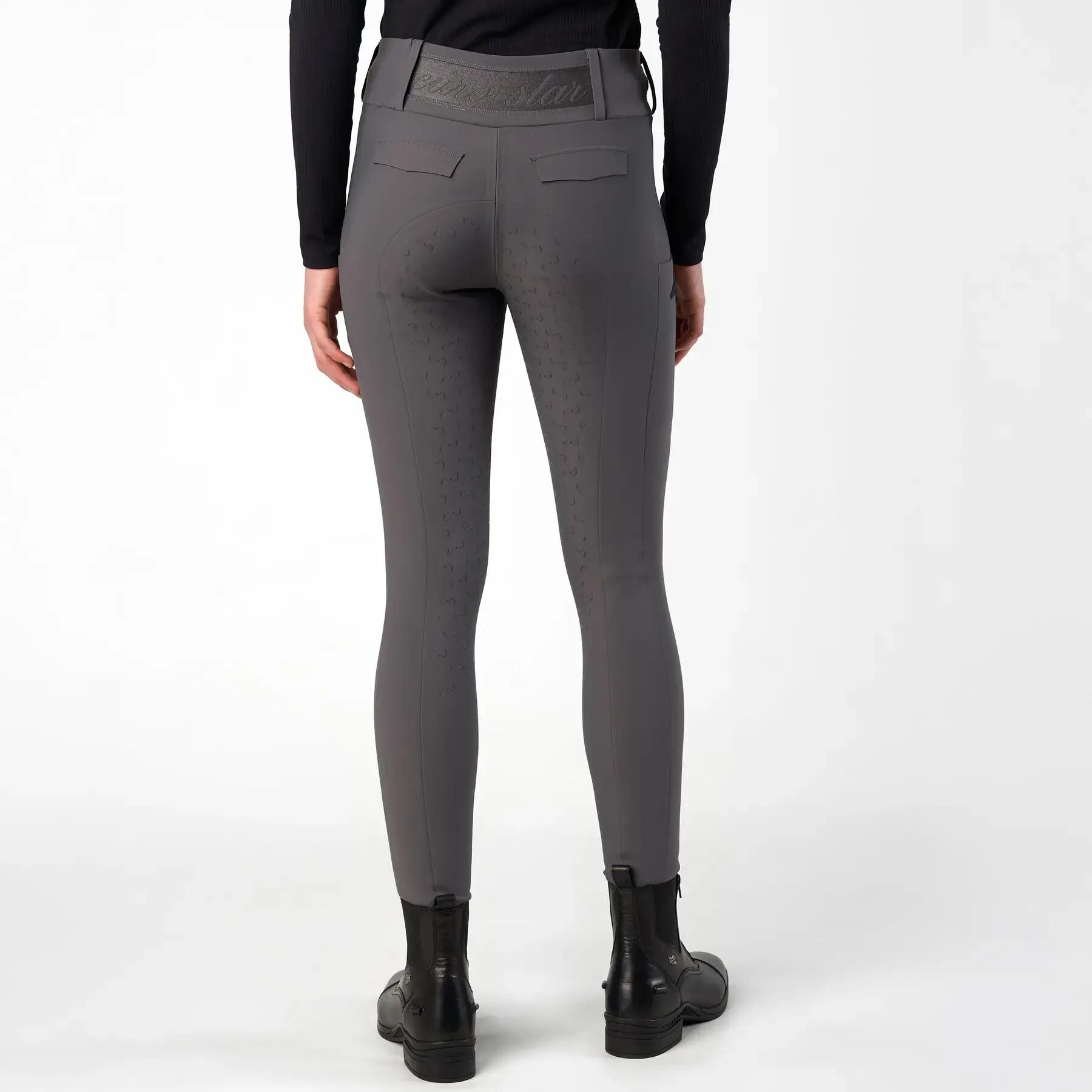 Damskie legginsy jeździeckie z pełną przyczepnością Euro-Star Enforce 5/7