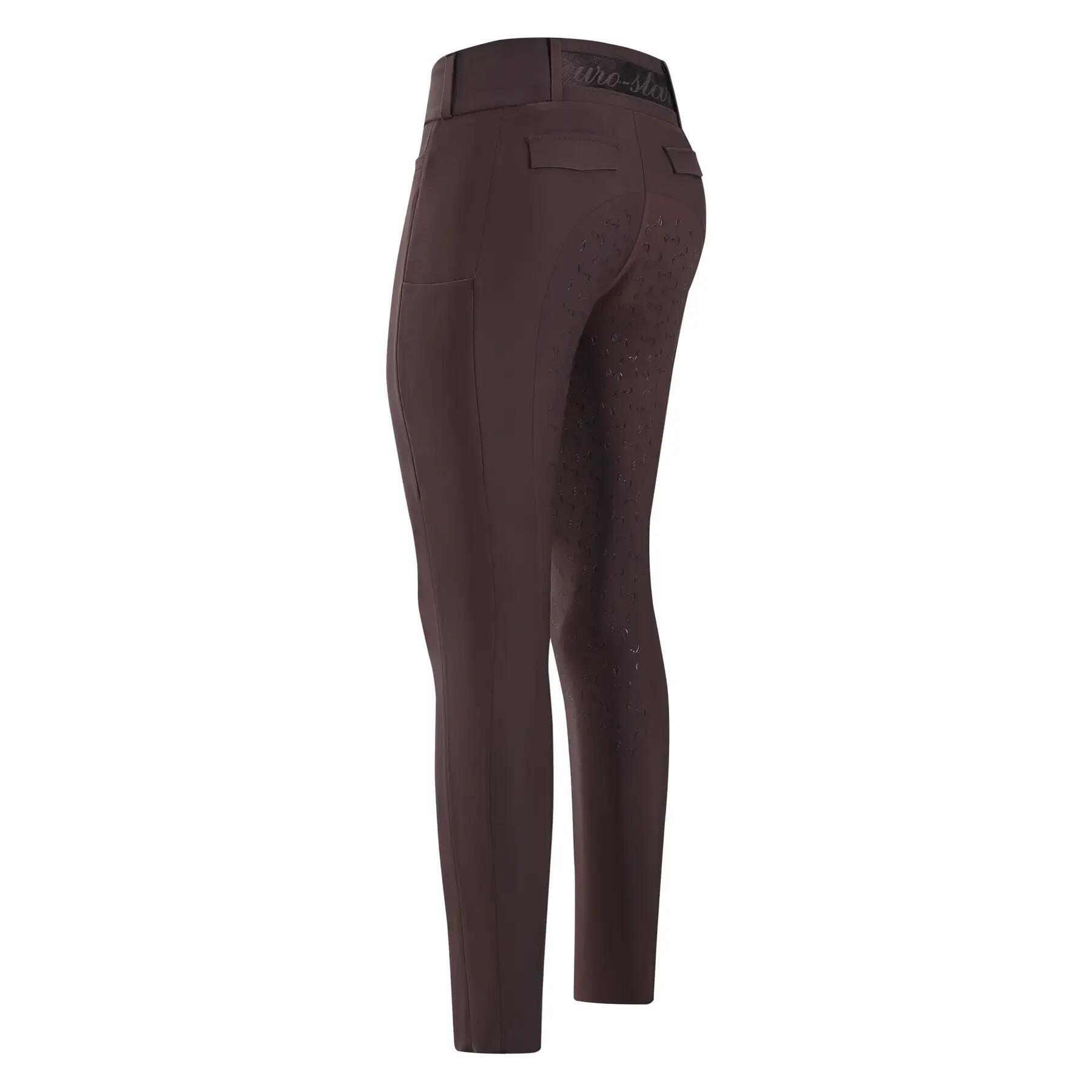 Damskie legginsy jeździeckie z pełną przyczepnością Euro-Star Enforce 2/7
