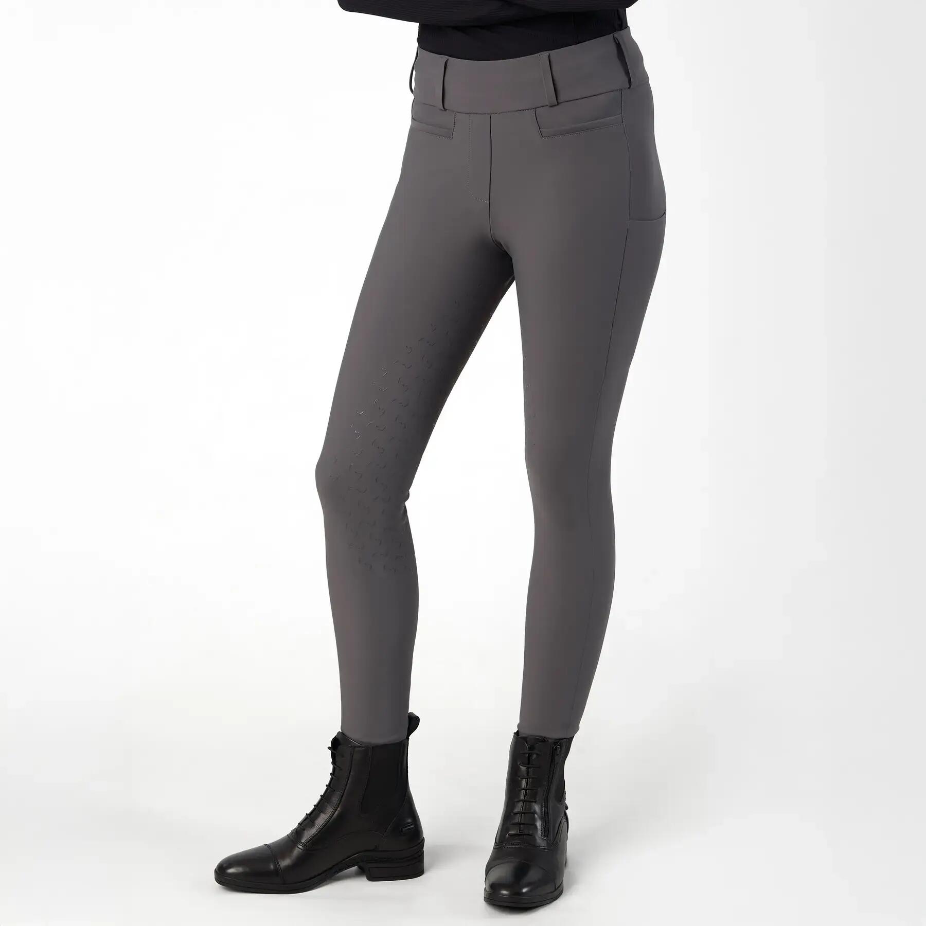 Damskie legginsy jeździeckie z pełną przyczepnością Euro-Star Enforce 4/7