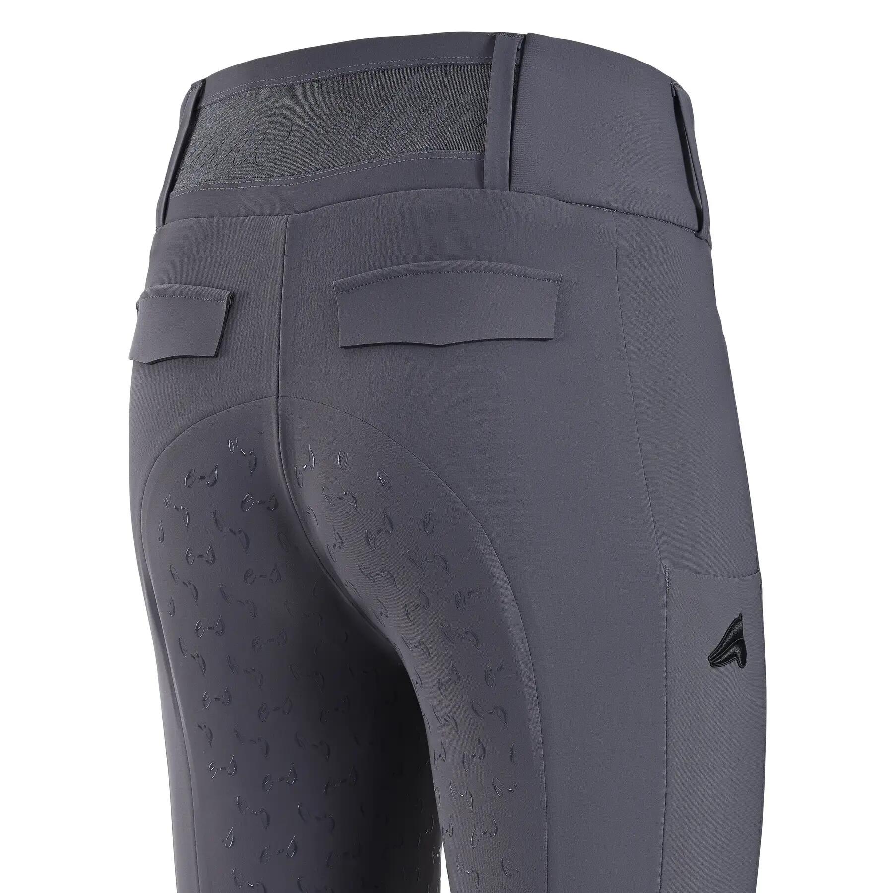 Damskie legginsy jeździeckie z pełną przyczepnością Euro-Star Enforce 3/7