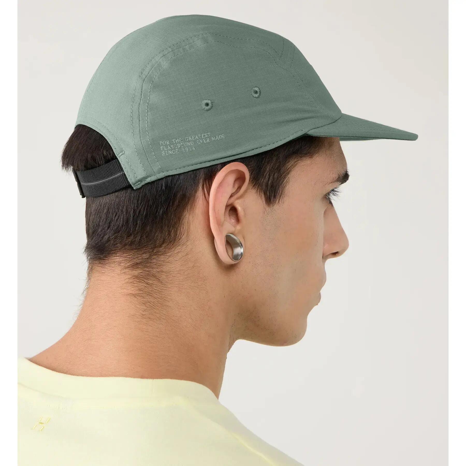 Haglöfs Unisex Brand Five-Panel Cap - Green 7/7