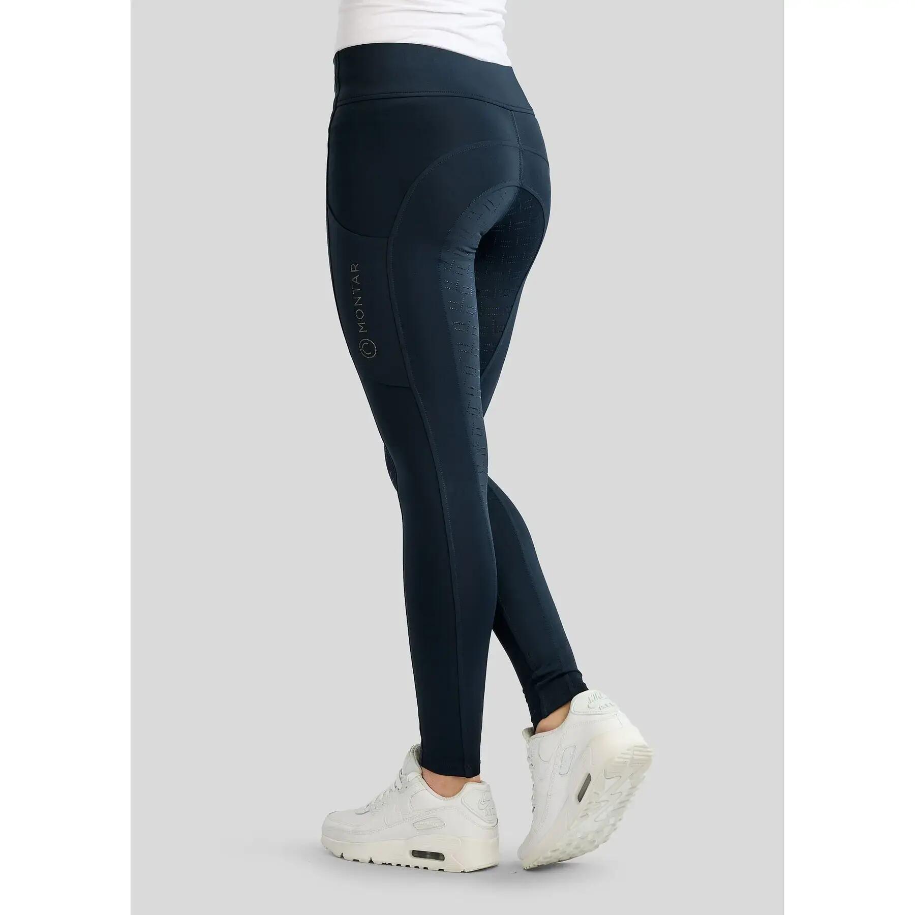 Dziecięce legginsy jeździeckie z pełną przyczepnością Montar Fair 4/5