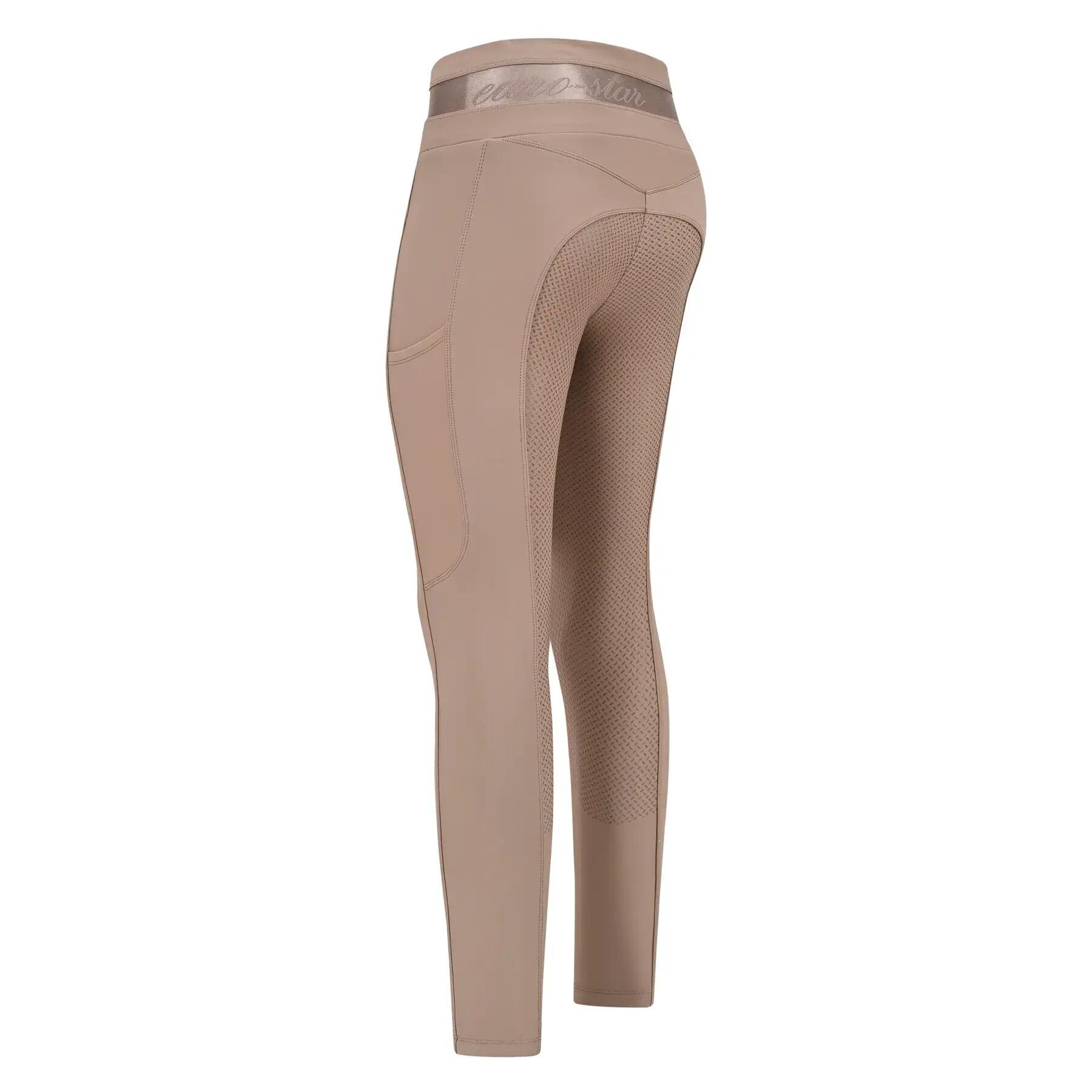 Damskie legginsy jeździeckie z pełną przyczepnością Euro-Star Impress 2/6