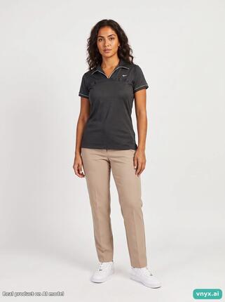 Second Life - Vintage Nike Black Polo Shirt Women M