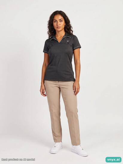Second Life - Vintage Nike Black Polo Shirt Women M