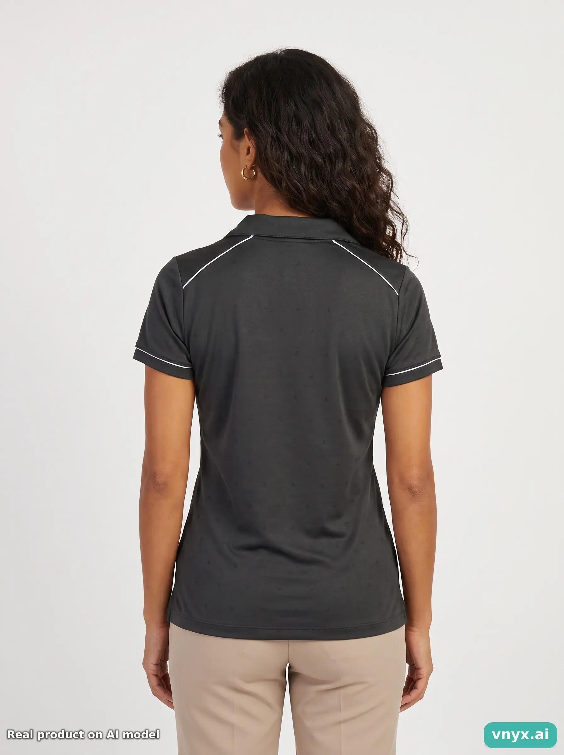 Second Life - Vintage Nike Black Polo Shirt Women M 2/5
