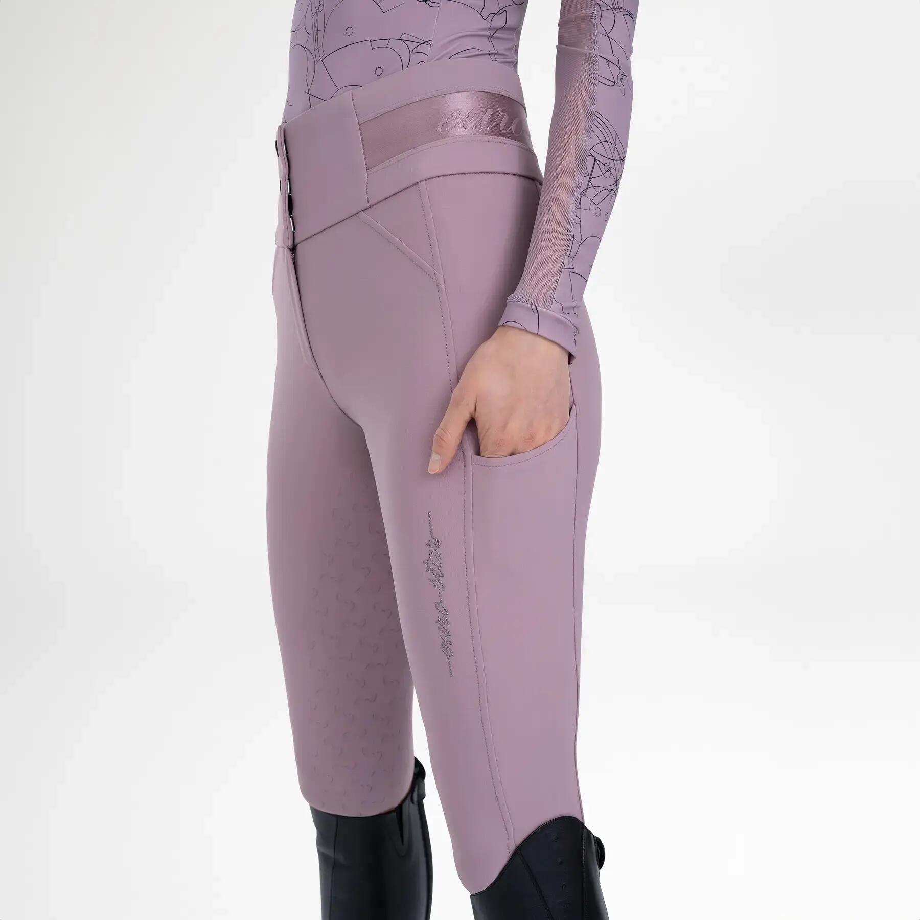 Damskie spodnie jeździeckie o pełnej przyczepności Euro-Star Athletic Luxe 7/7