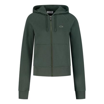 Sweat à capuche - sport - femme - zippé, coupe regular - SF9213 - vert