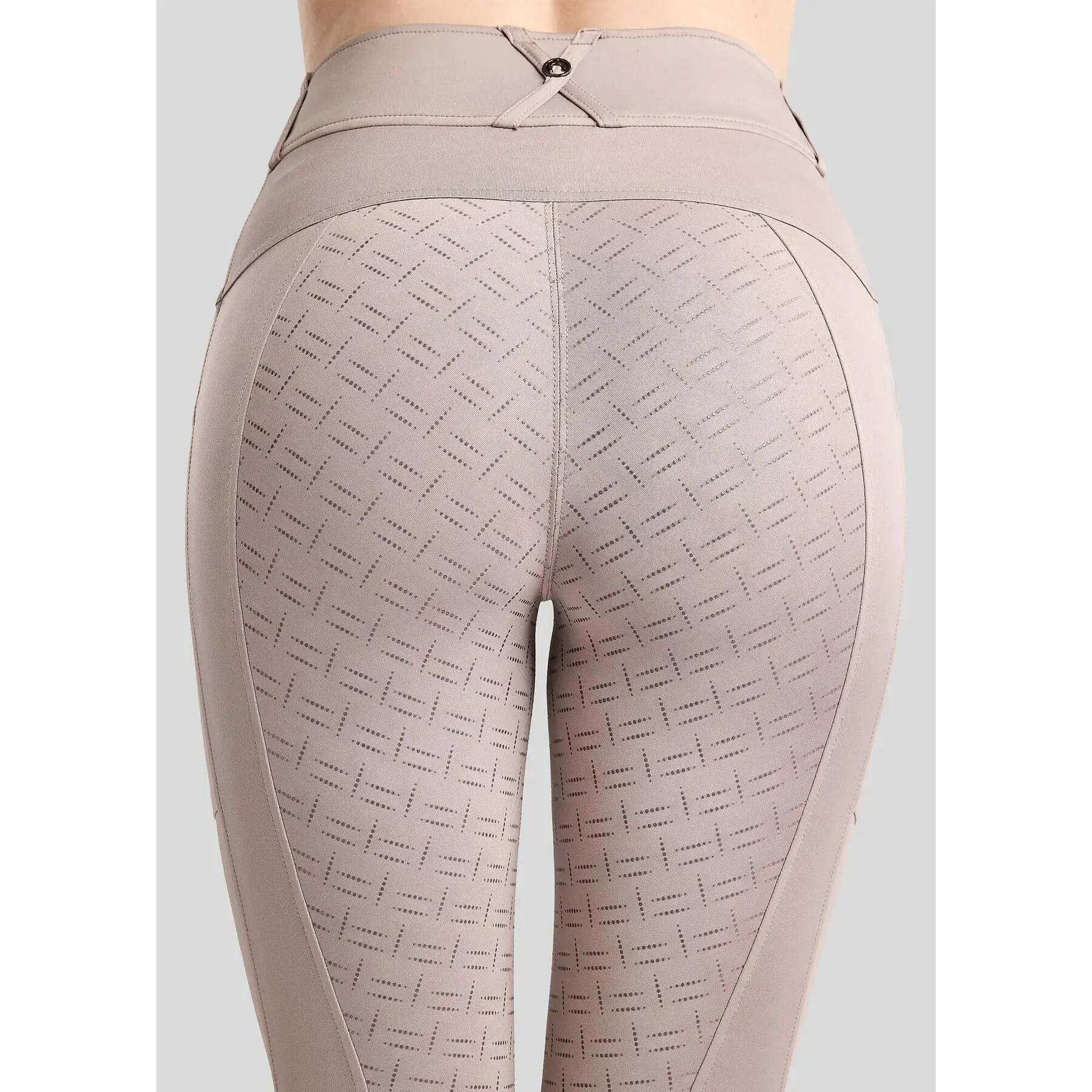 Damskie legginsy jeździeckie z pełną przyczepnością Montar Maisy 2/5