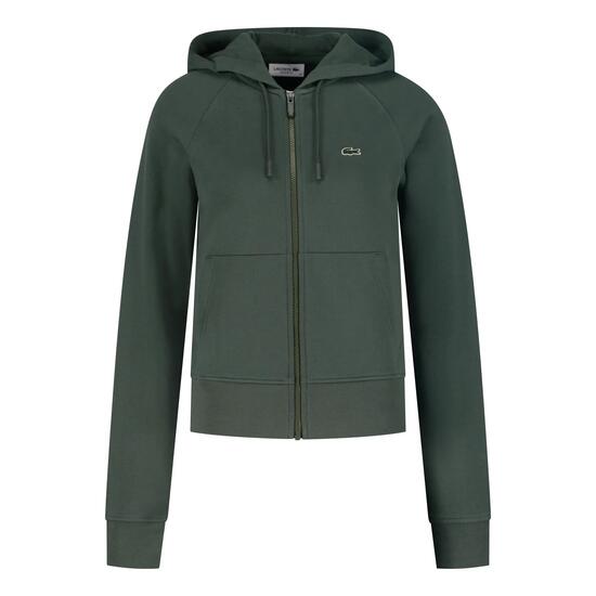 Sweat - Sport - Femme - Capuche, zip intégral, coupe regular - Sf9213 - Vert