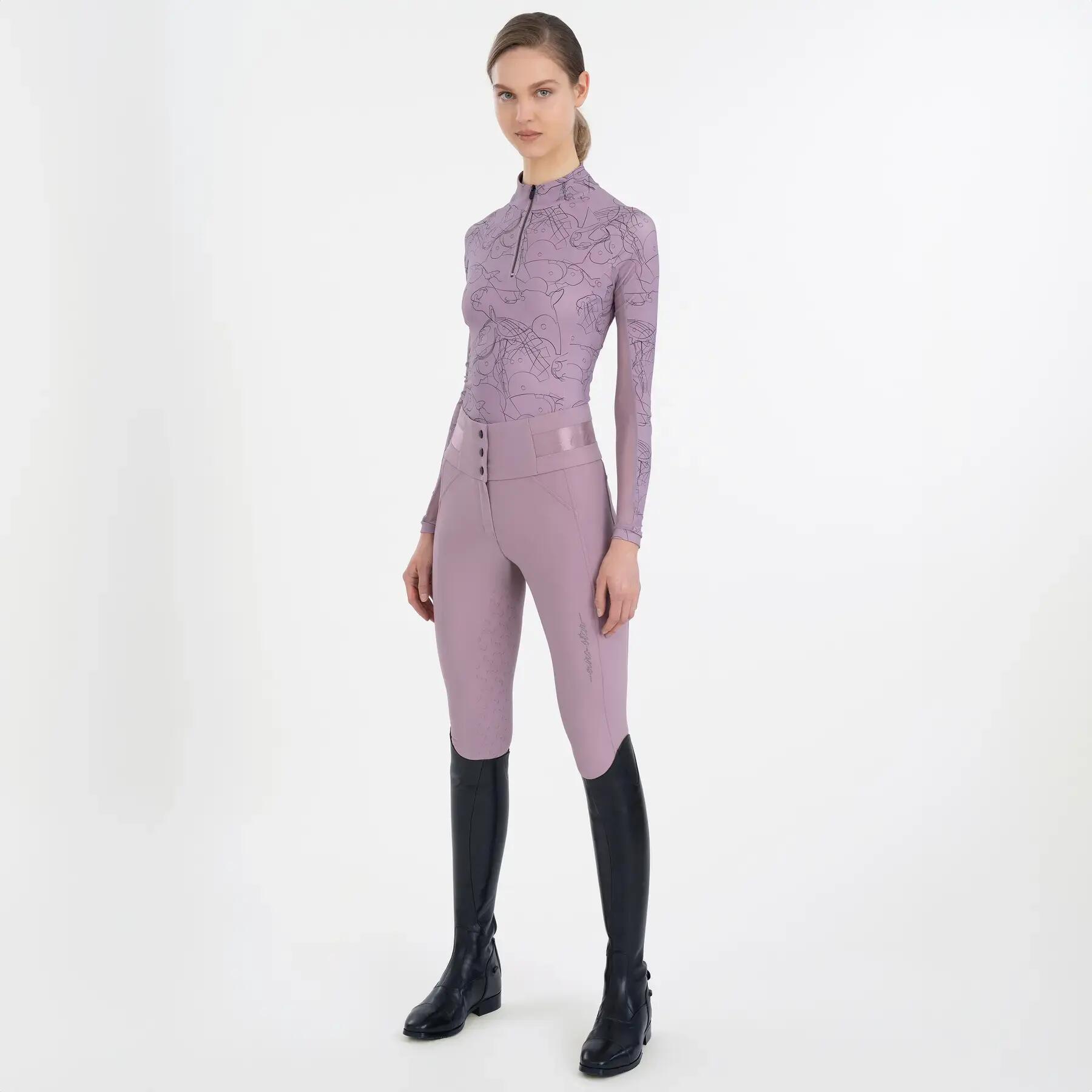 Damskie spodnie jeździeckie o pełnej przyczepności Euro-Star Athletic Luxe 4/7
