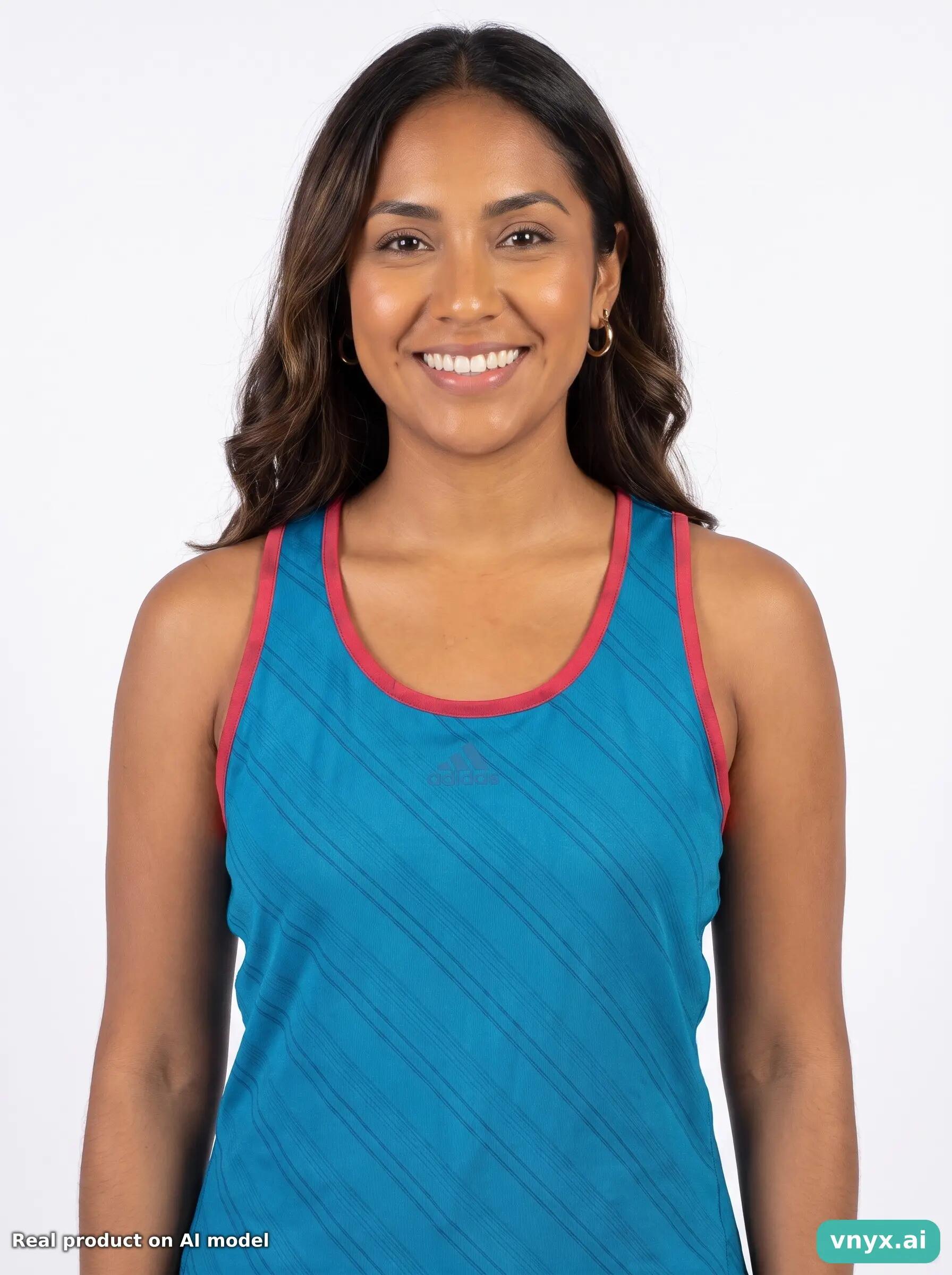 Second Life - Vintage Adidas Aqua Top Women M 5/5