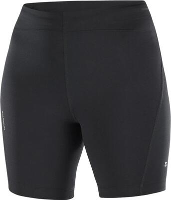 Hardloopshort - hardlopen - dames - shakeout core - 6 inch, hoge taille - zwart