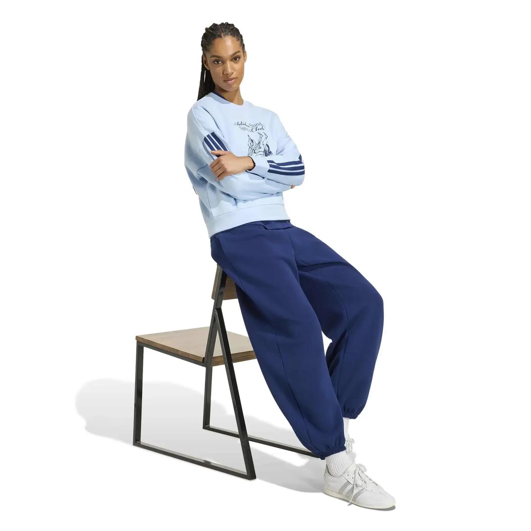 Sweatshirt femme adidas Ironic Slogan 3/6