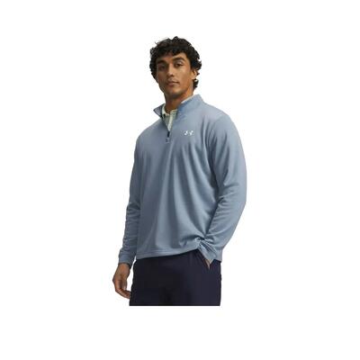 Sweatshirt under armour matchplay 1/4 zip blauw