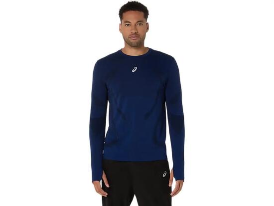 Herren - Laufen - Shirt - Nahtlos, langarm - Road Seamless - Blau