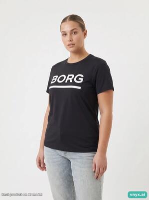 Second life - regular björn borg t-shirt in black size l
