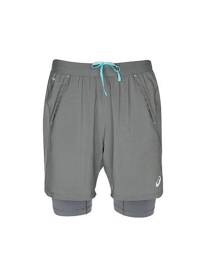 Short 2-en-1 - running - homme - 7 pouces - phantom imperial
