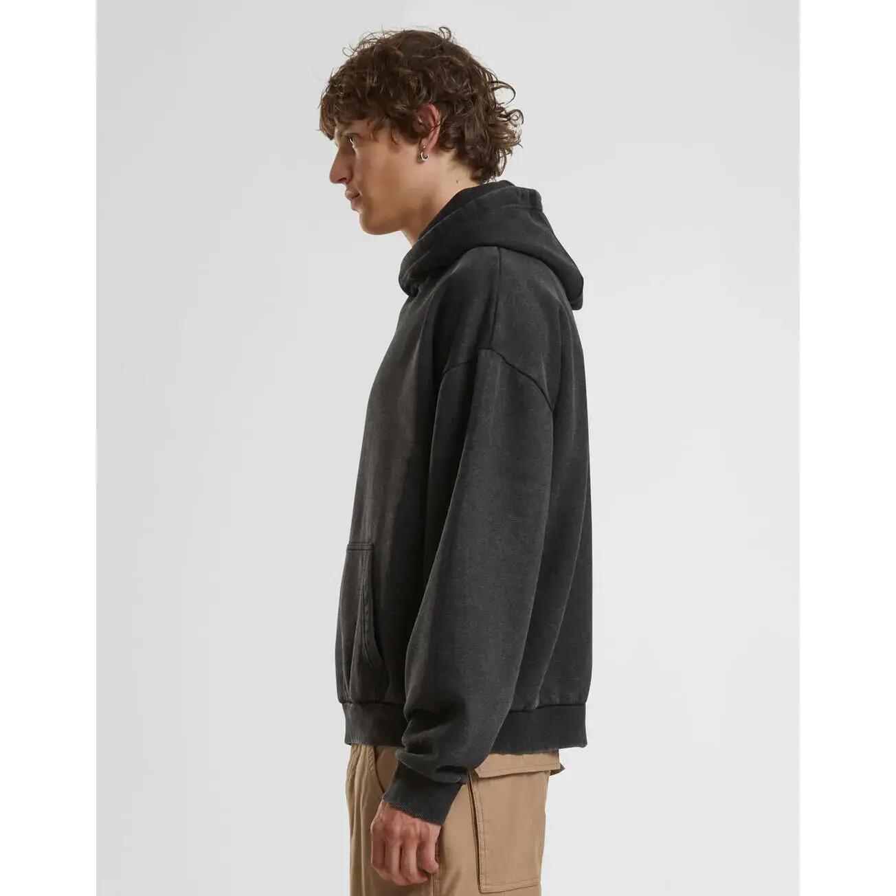 Thick Hooded Sweatshirt Build Your Brand Vintage 5/5