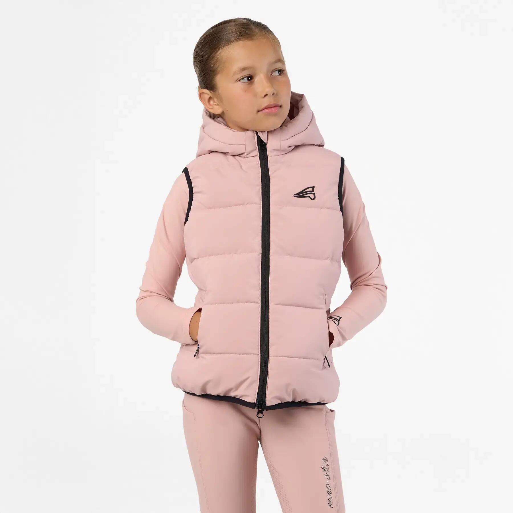 Ärmellose Reitweste Kind Euro-Star Charley 3/4