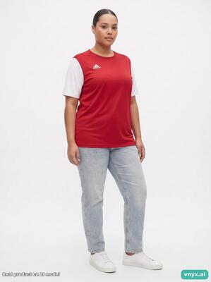 Second life - sports adidas t-shirt in red size xl sports t-shirt