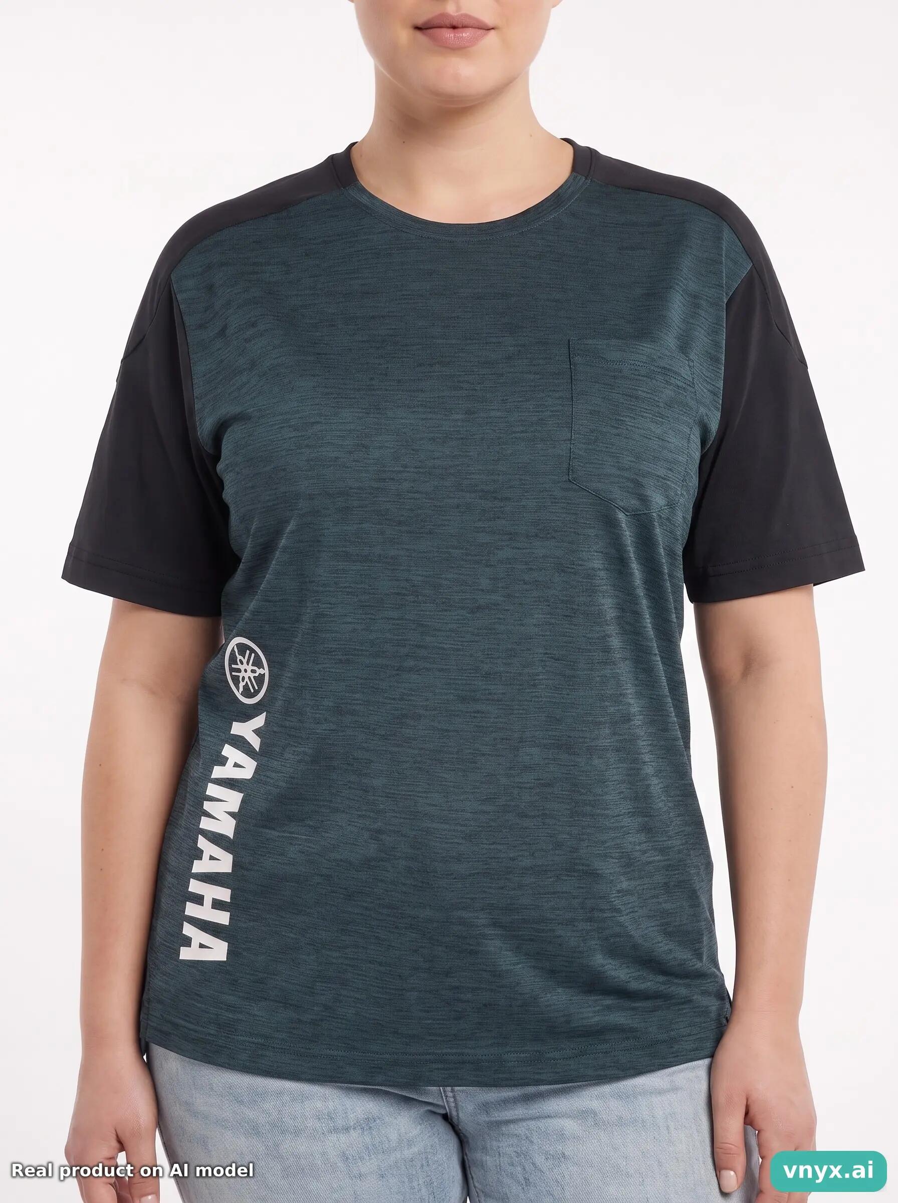 Second Life - Athletic Yamaha T-Shirt in Teal size L Sports T-shirt 5/5