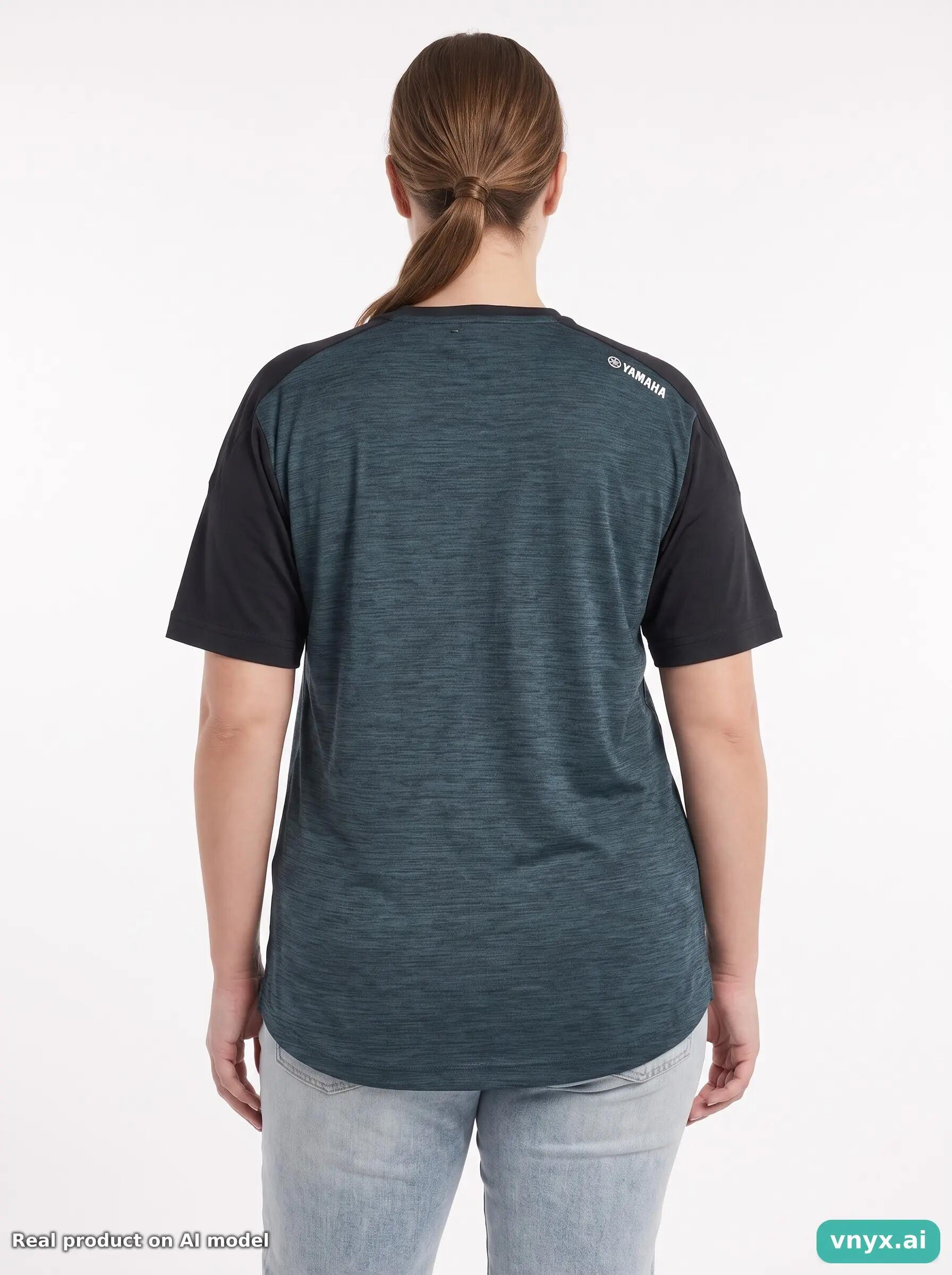 Second Life - Athletic Yamaha T-Shirt in Teal size L Sports T-shirt 2/5